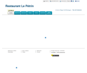 restaurant-le-petrin.com: Restaurant - Restaurant Le Pétrin à Montagnat
Restaurant Le Pétrin - Restaurant situé à Montagnat vous accueille sur son site à Montagnat