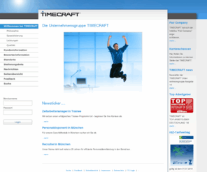 timecraft.info: Willkommen bei TIMECRAFT - Zeitarbeit und Personaldienstleistung
