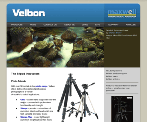 velbon.com.au: Maxwell International Australia - Velbon, The Tripod Innovators
Maxwell International Australia, headquartered in Homebush, New South Wales, wholesales quality photographic products within Australia, including Lowepro, Tamron, Velbon, Joby, Acme Made, Lensbaby, Cokin Filters, Expo Imaging, Honl Photo, Camera Armor and Always-On.