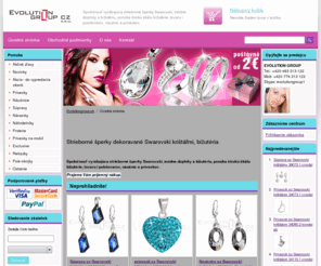 evolutiongroup.sk: Strieborné šperky dekoravané Swarovski krištáľmi, bižutéria - Evolutiongroup.sk
Evolutiongroup je česká spoločnosť vyrábajúca strieborné šperky Swarovski, módne doplnky a bižutériu.