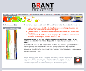 brant-industrie.fr: Materiel pour le Laboratoire et l'Industrie - BRANT INDUSTRIE
Materiel pour le Laboratoire et l'Industrie - BRANT INDUSTRIE