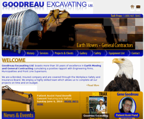 goodreau-excavating.com: Excavating Contractors Chatham-Kent | Excavating Company Windsor / Essex
Goodreau Excavating Ltd. is Chatham-Kent and Windsor, Essex's premiere excavating Contractor