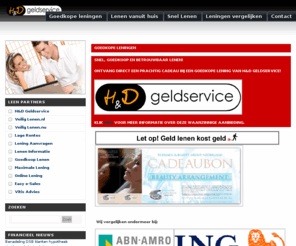 hd-goedkope-leningen.nl: H&D Goedkope Leningen - Goedkope leningen
H&D Geldservice voor een goedkope lening!