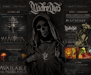 madredios.com: Madre Dios
Madre Dios is a one man design army set out to provide obscure ans established bands, artists and associated madmen with smashing artwork.