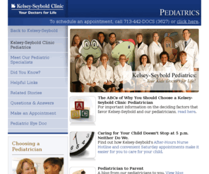 houstonpediatricdocs.info: Pediatrics - Kelsey-Seybold Clinic
Kelsey-Seybold Clinic Pediatrics