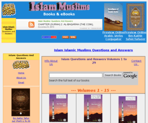 islammuslims.com: Islam Islamic Muslims Questions and Answers | Islam Muslims Q&A
IslamMuslims offers 29 Volumes of Questions and Answers about Islam and Muslims, from Muslims and non-Muslims worldwide. The Islamic website for you.