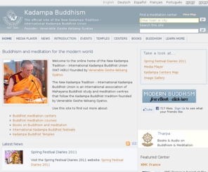 kadampa.net: Kadampa - The New Kadampa Tradition (NKT) - International Kadampa Buddhist Union
Kadampa Buddhism is an international Buddhist tradition, presenting pure and authentic teachings in a manner suitable for the modern world.