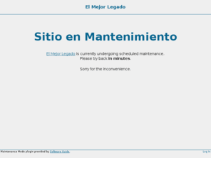 ministeriodeninos.com: El Mejor Legado » Maintenance Mode
Un weblog de Editorial Dinámica
