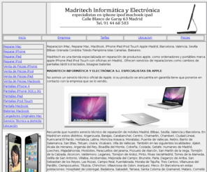 reparacionordenadoresmadrid.es: Servicio Técnico Apple macbook, iPhone iPod
Active XDSL, Reparación Ordenadores portátiles apple  iphone  APPLE MAC ipod touch servicio técnico apple iphone