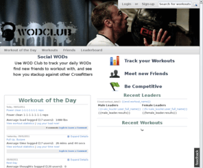 unbrokenthrowdown.com: CrossFit Workouts and Workout Tracker by WOD Club
Crossfit Workout Tracking site with a social edge.  Track your workouts, measure your results and if your king of the hill talk it up!