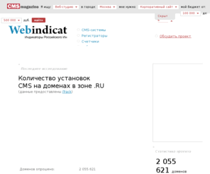 webindicator.ru: WebIndicator.ru — индикаторы Рунета
Аналитические исследования российского Интернета. 
