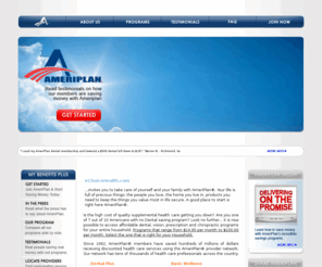 echoicehealth.com: AmeriPlan MyBenefitsPlus.com | IBOPlus.com
Affordable Health and Dental Programs With AmeriPlan AmeriPlan MyBenefitsPlus.com, EveryoneBenefits.com & DeliveringonthePromise.com - Healthcare careers through IBOPlus.com & MyHomeBusinessPays.com - Health, Dental, Chiropractic, medical, prescriptions.