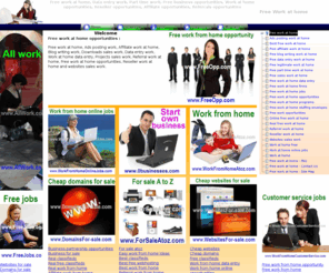 free-workathome.com: Free work at home
Free work at home information and opportunities