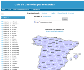 gestorias.biz: Listado de Gestorias por Provincias
Listado, guia, directorio de gestorias por provincias en España