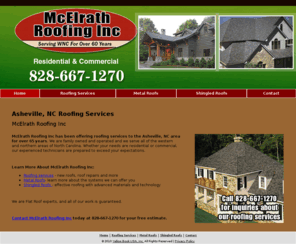 mcelrathroofing.com: Roofing Asheville, NC - McElrath Roofing Inc
McElrath Roofing Inc provides roofing services to Asheville, NC 828-667-1270