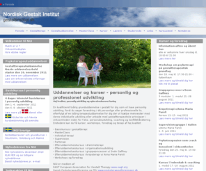 nordicgestaltinstitute.com: NGI - Center for gestaltterapi, psykoterapi og 4-årig Gestaltterapeut- Psykoterapeut uddannelse
NGI - Center for gestaltterapi, psykoterapi og 4-årig Gestaltterapeut- Psykoterapeut uddannelse