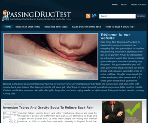 passdrugtesting.net: Passing drug testing
Drug testing solutions to help you pass any hair test, blood test, saliva test or urine drug test.