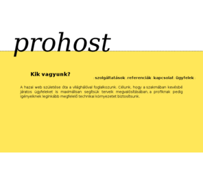 prohost.hu: prohost
