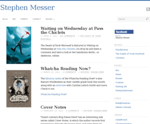 stephenmesser.biz: Stephen Messer Official Site
Website for Stephen Messer, author of Windblowne, The Death of Yorik Mortwell, Colossus, and other upcoming books for young readers.