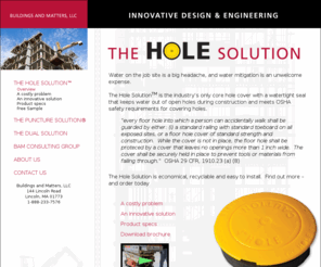 theholesolution.com: The Hole Solution
The Hole Solution is the commercial construction industry’s only core cover with a watertight seal 

 