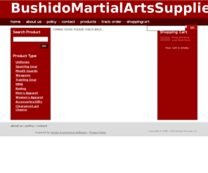 bushidomasupplies.com: Bushido MArtial Arts Supplies
Martial Arts Supplies to include MMA 