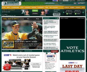 athletictown.com: The Official Site of The Oakland Athletics | oaklandathletics.com: Homepage
Major League Baseball