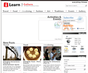 ilearn-culture.com: Chinese Culture
The Chinese Culture center. China Travel and Living Guide. Chinese Food, Fashion, Art and Events news.