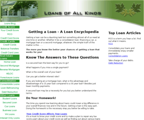 loansopedia.com: Getting a Loan - An Encyclopedia of Loans Help
Getting a Loan - A Loan Encyclopedia