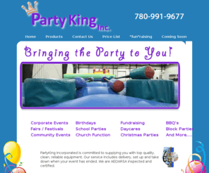 pp-events.com: Welcome to PartyKing Rents
PartyKing provides inflatable bouncers and other party accessories to the Edmonton area. Check us out for the latest in inflatable products.