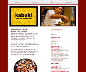 ekabuki.com: Kabuki Restaurant & Sushi Bar
kabuki restaurant and sushi bar