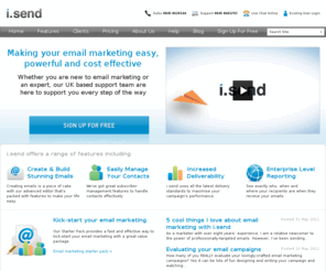 isendhq.com: Email Marketing Company & Software | i.Send
Email marketing software from i.send allows you to create, send & track your bulk email campaign. UK's award winning email marketing company.