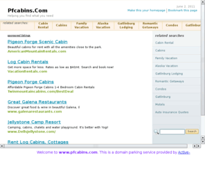 pfcabins.com: Welcome to pfcabins.com - Parking Service By Active-Domain.com
This is a parking page for - pfcabins.com
