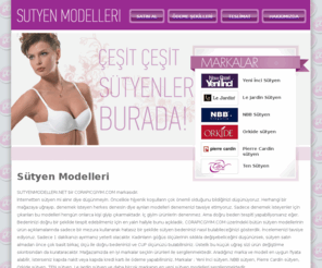 sutyenmodelleri.net: SÜTYEN MODELLERİ / Yeni İnci sütyen modelleri
Yeni İnci sütyen modelleri, aradığınız markaların sütyenleri ve sütyen külot takımları. Yeni İnci sütyen modelleri, NBB sütyen ve Pierre Cardin sütyenler. Sütyen modelleri kapıda ödeme imkanı ile