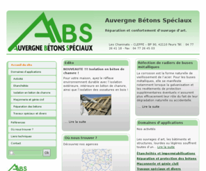 abs42.com: Auvergne Bétons Spéciaux
Réparation et confortement d’ouvrage d’art.