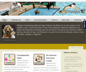 devarona.com: Centro de Varona | Hotel 5 estrellas para mascotas y escuela de obediencia para perros en Puerto Rico
Hotel 5 estrellas para mascotas y escuela de obediencia para perros en Puerto Rico