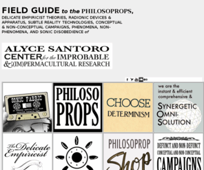 alycesantoro.com: field guide to the work of alyce santoro
a field guide to the conceptual art and social activism of interdisciplinary artist alyce santoro.