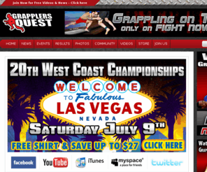 realgrappling.com: Grapplers Quest Submission Grappling Tournaments BJJ Competitions Wrestling Events
Grapplers Quest Grappling Tournaments, BJJ Events, Brazilian Jiu Jitsu Competition, Submission Tournament, wrestling meet, grappling news forum