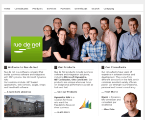 ruedenet.com: Building business software & integrating with ERP Systems like MS NAV - Rue de Net
Rue de Net is a software company that builds business software and integrates with ERP systems, like Microsoft Dynamics NAV. Our solutions include .NET based applications, web services, pages, shops and hand-held