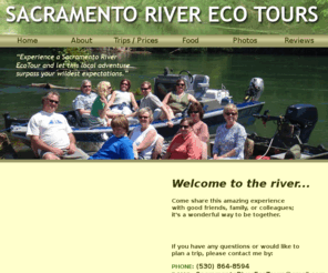 sacramentoriverecotours.com: Sacramento River Eco Tours
 Come enjoy a Sacramento River EcoTour hosted by Henry Lomeli