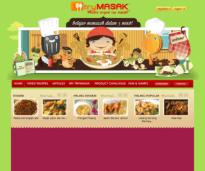 trymasak.com: TryMasak - Online Cooking and Food Video Channel | Portal Video Masakan, Resipi, Makanan. Jom Try Masak!
