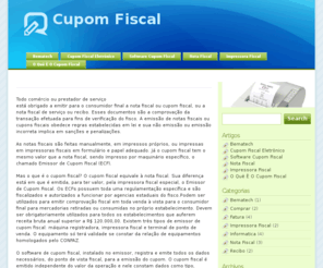 cupomfiscal.info: Cupom Fiscal
O site do Cupom Fiscal  com dicas e informação recente com os ultimos artigos sobre o Cupom Fiscal 