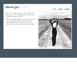 alisonguy.com: Alison Guy - Stylist
Alison Guy - stylist CV