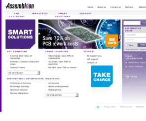 assembleoninternational.com: Assembléon - SMT Pick & Place Equipment - Home page
Assembléon manufactures a range of Surface Mount Technology Placement Equipment (SMT), Pick and Place machines and related services