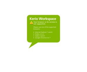 kerio-demo.com: Kerio Workspace
