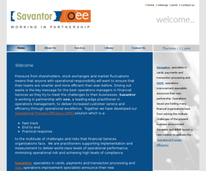 oee-savantor.com: Welcome to the Savantor - OEE Working in partnership website
oee, the process improvement specialists