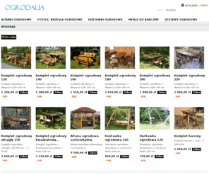 ogrodalia.pl: Meble ogrodowe drewniane - Komplety ogrodowe i altany drewniane
Silnik PrestaShop