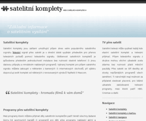 satelitni-komplety.info: Satelitní komplety
Informace o satelních kompletech