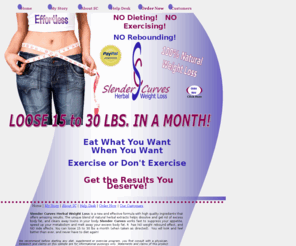 slendercurves.com: Home
Slender Curves Weight Loss