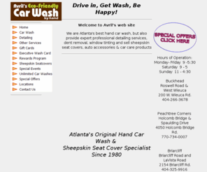 avrils.com: Car Wash, Detailing, Waxing, Car Wash, Atlanta Georgia
Hand Car Wash, Car Detailing in Atlanta, GA offers complete car wash services and detailing.