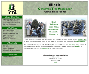 ilchristmastrees.com: Illinois Christmas Tree Association
Locate a local Illinois Christmas Tree Association tree farm near you and learn all about the care and harvesting of Christmas Trees